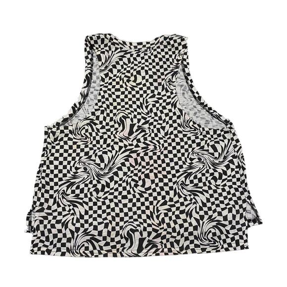 SO trippy checkered top - Picture 3 of 6